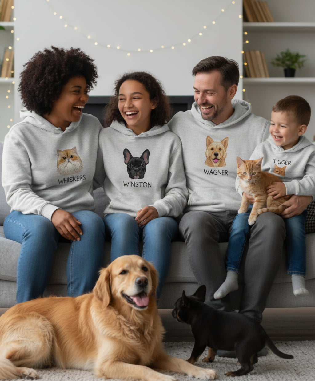 Custom Pet Portrait Hoodie
