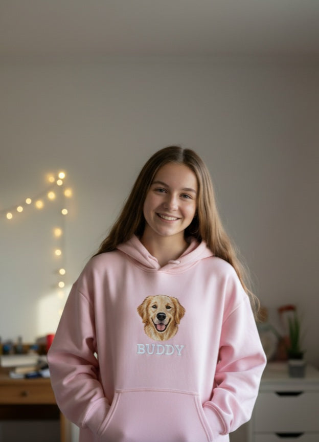 Custom Pet Portrait Hoodie