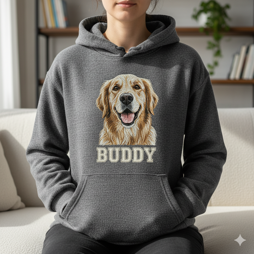 Custom Pet Portrait Hoodie