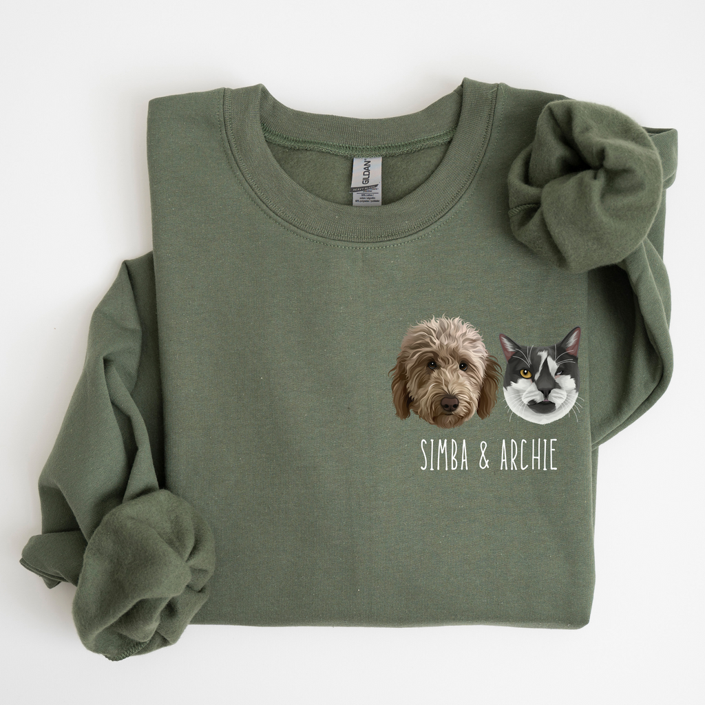 Custom Pet Portrait Sweater