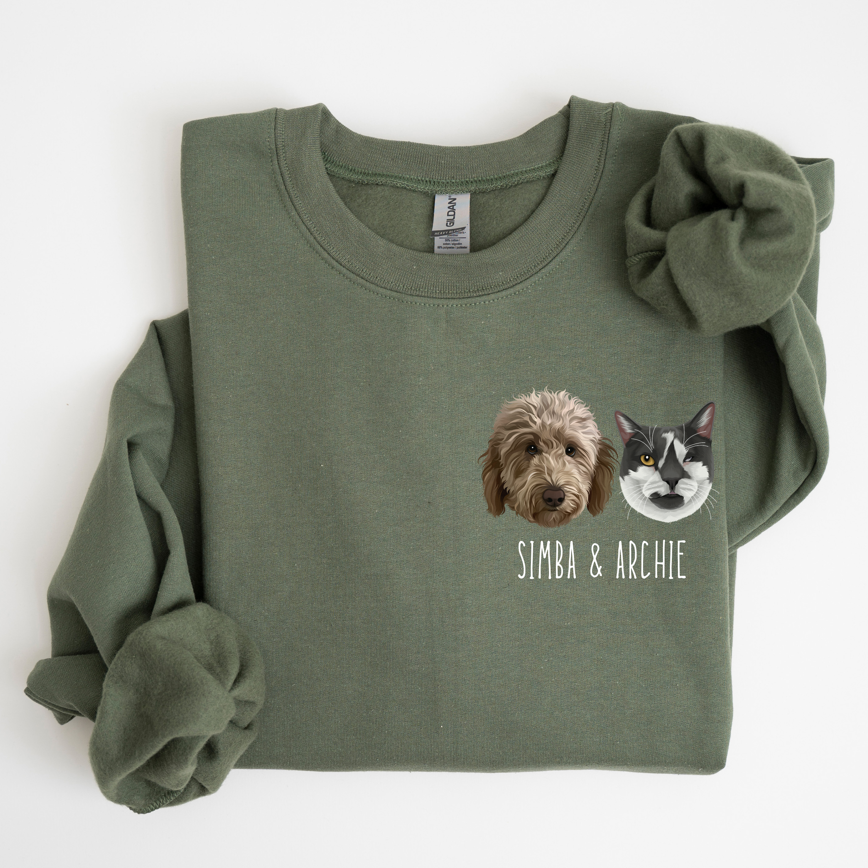 Custom Pet Portrait Sweater