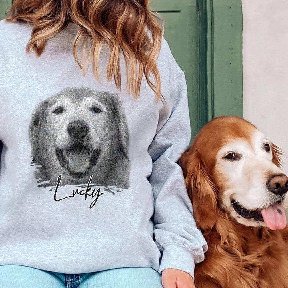 Custom Pet Portrait Sweater