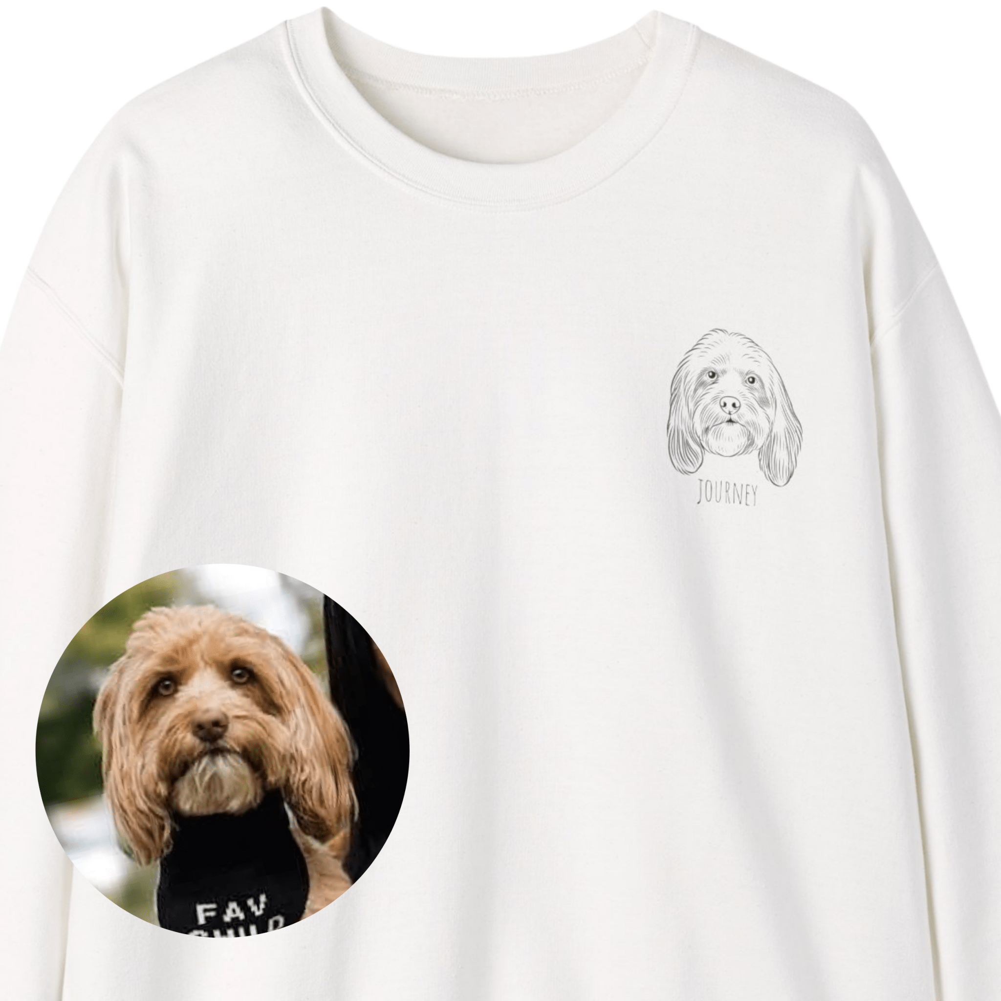 Custom Pet Portrait Sweater